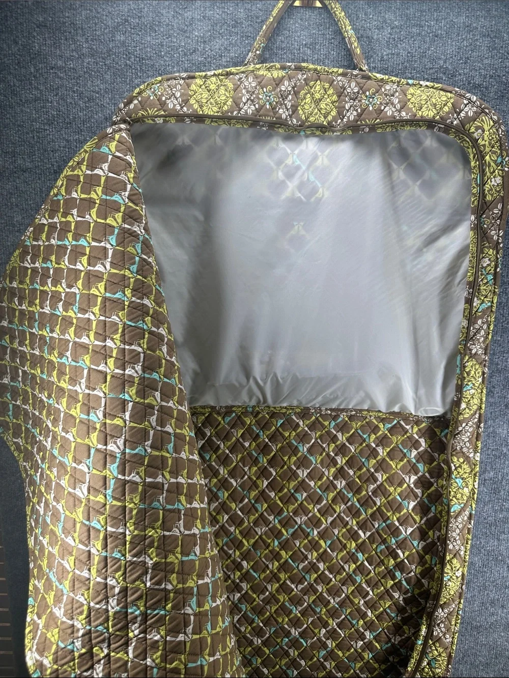 Vera Bradley Garment Bag Quilted Cotton Sittin In A Tree